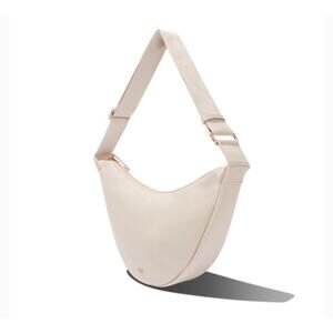 JULY NWT Everyday Crescent Bag Tan Canvas Crossbody Minimalist Travel Bag